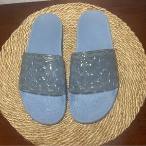 Coach Slides Blue 10 Women’s